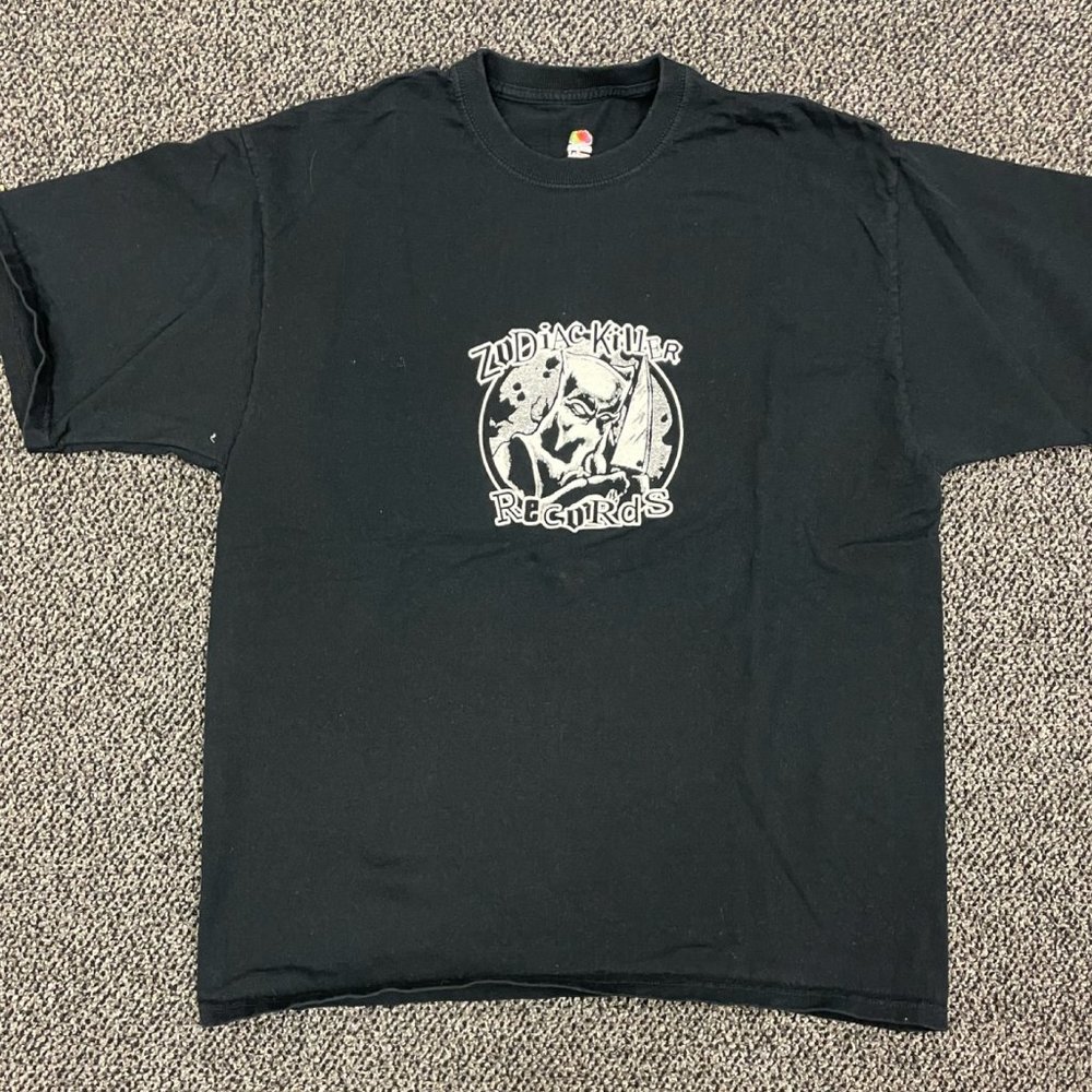 Zodiac Killer Records T-Shirt Size XL